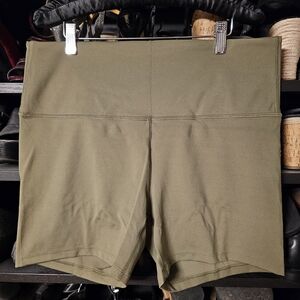 All in Motion Women's Olive Bike Shorts